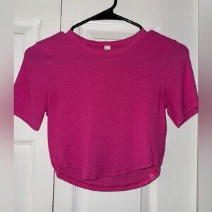 Lululemon hold tight cropped t-shirt